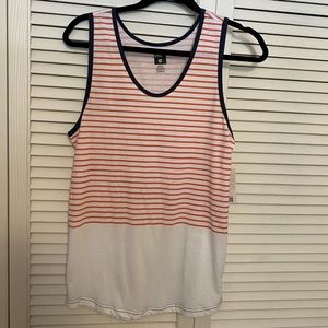 Urban Outfitters orange striped tank